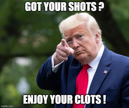Trump Still Recommends the CLOT SHOT!