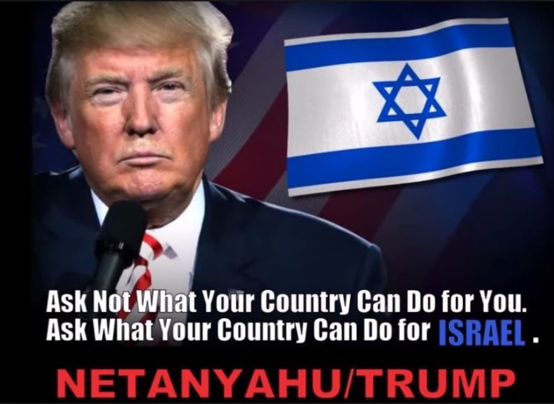 Trump is 100% ZIONIST!