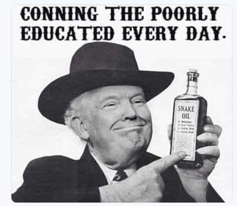 Trump the Snake Oil Salesman